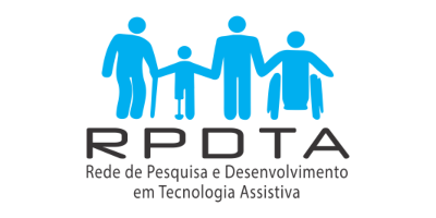 Logomarca: RPDTA, Rede de Pesquisa e Desenvolvimento em Tecnologia Assistiva.